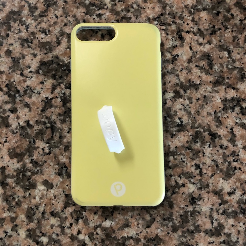 Yellow loopy case iPhone 8Plus